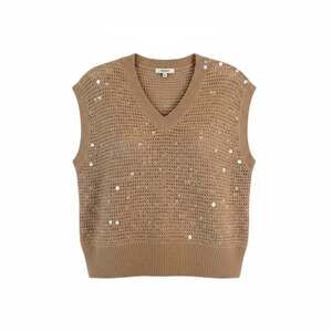 Madewell Sequin V-Neck Sweater Vest Size M